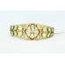 Gold Plated Metal Bangle bridal wedding jewelry white zircon stone red enamel